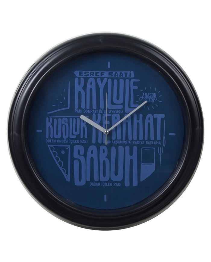 N70.Eşref Saati 35x35 cm Mavi