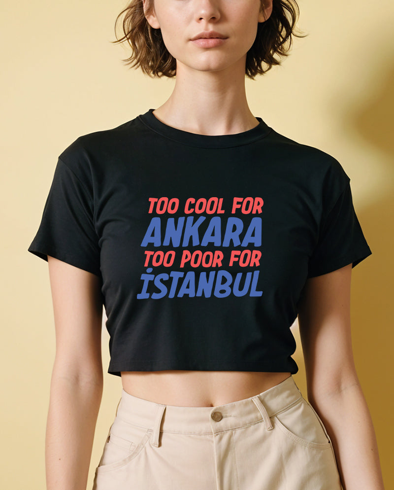 Too cool Crop Tişört