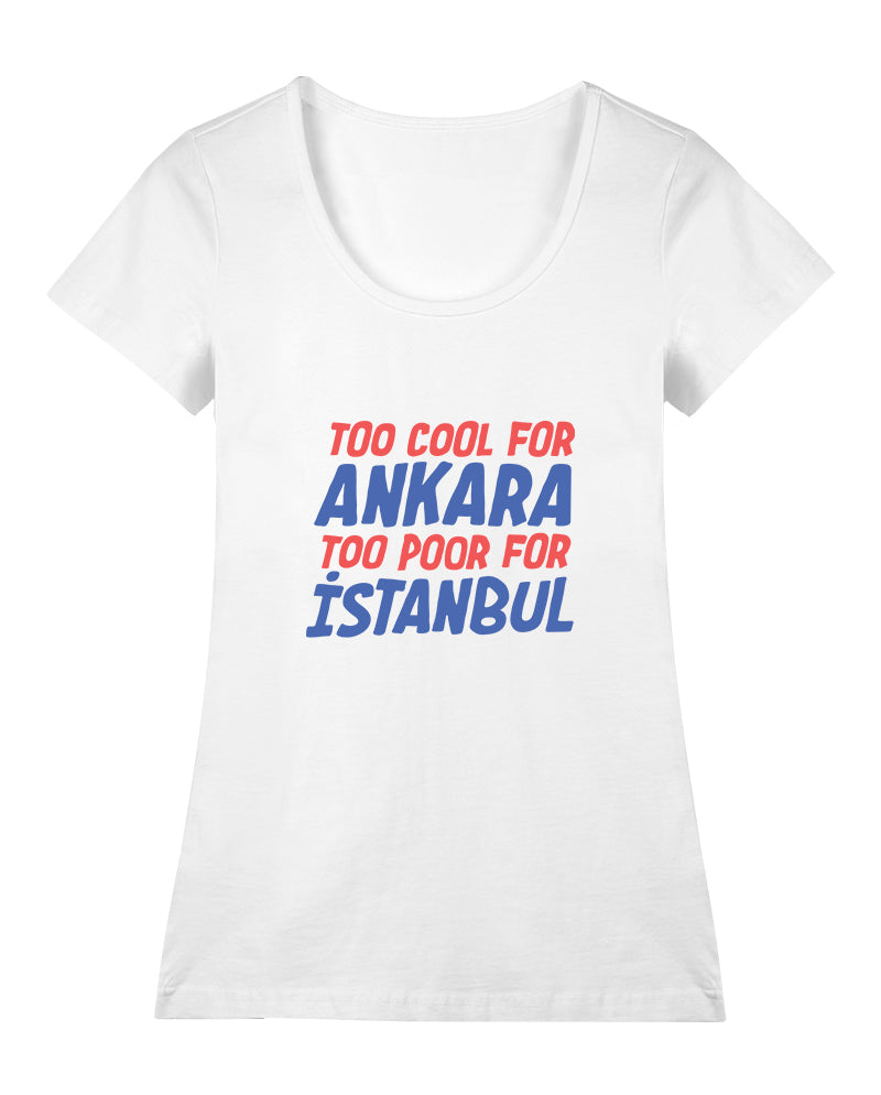 Too cool Geniş Yaka Tişört