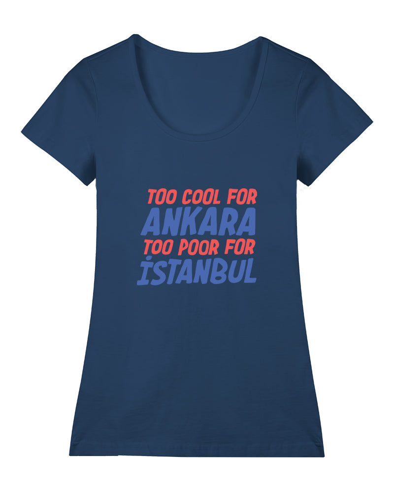 Too cool Geniş Yaka Tişört