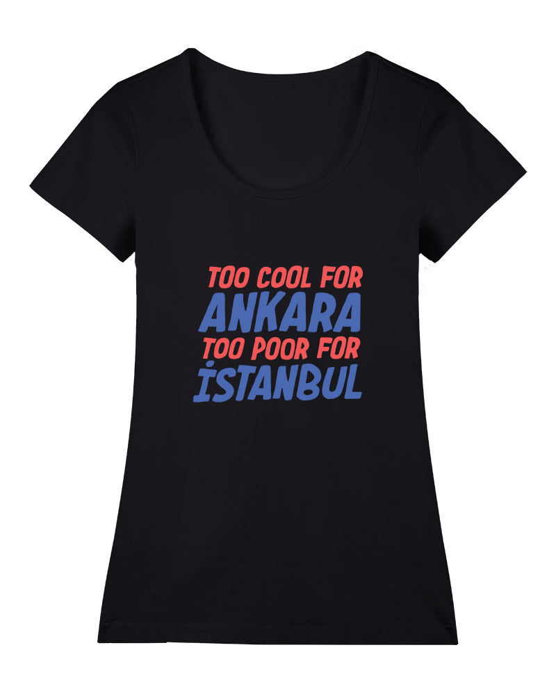 Too cool Geniş Yaka Tişört