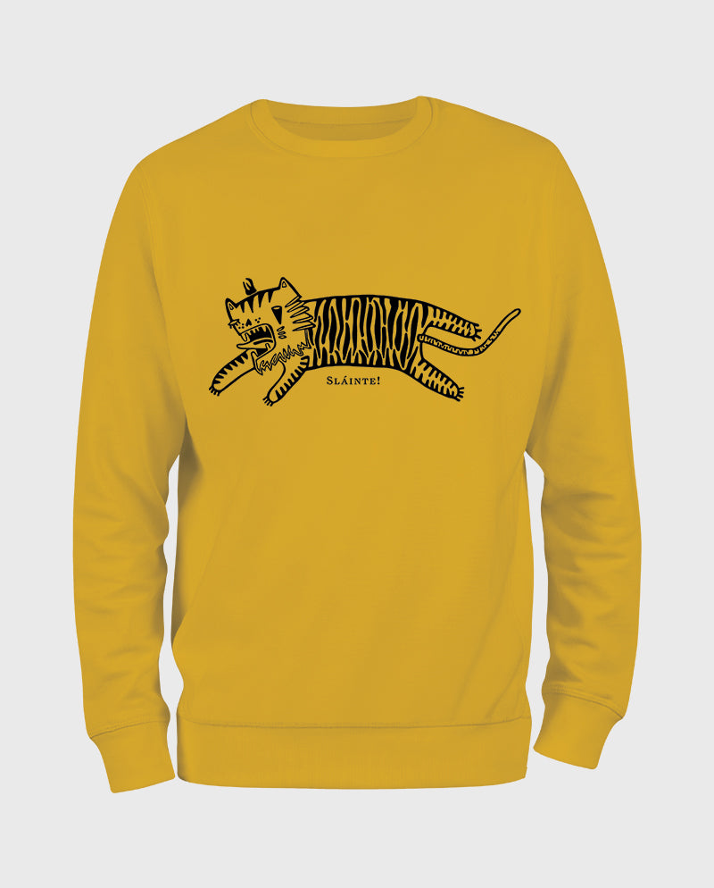 Uykusuz Kaplan Viskili Sweatshirt