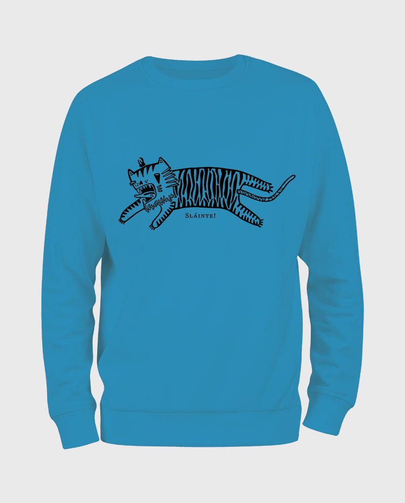 Uykusuz Kaplan Viskili Sweatshirt