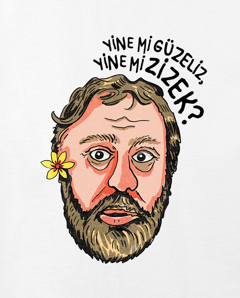 Slavoj Zizek Geniş Yaka Tişört