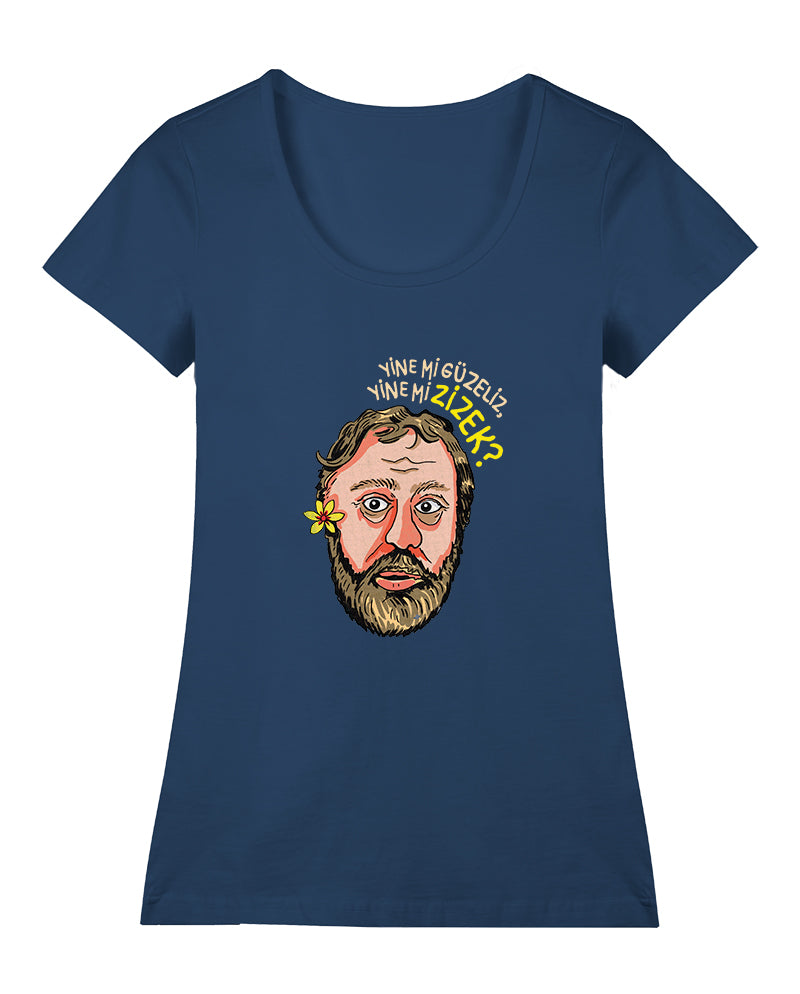 Slavoj Zizek Geniş Yaka Tişört