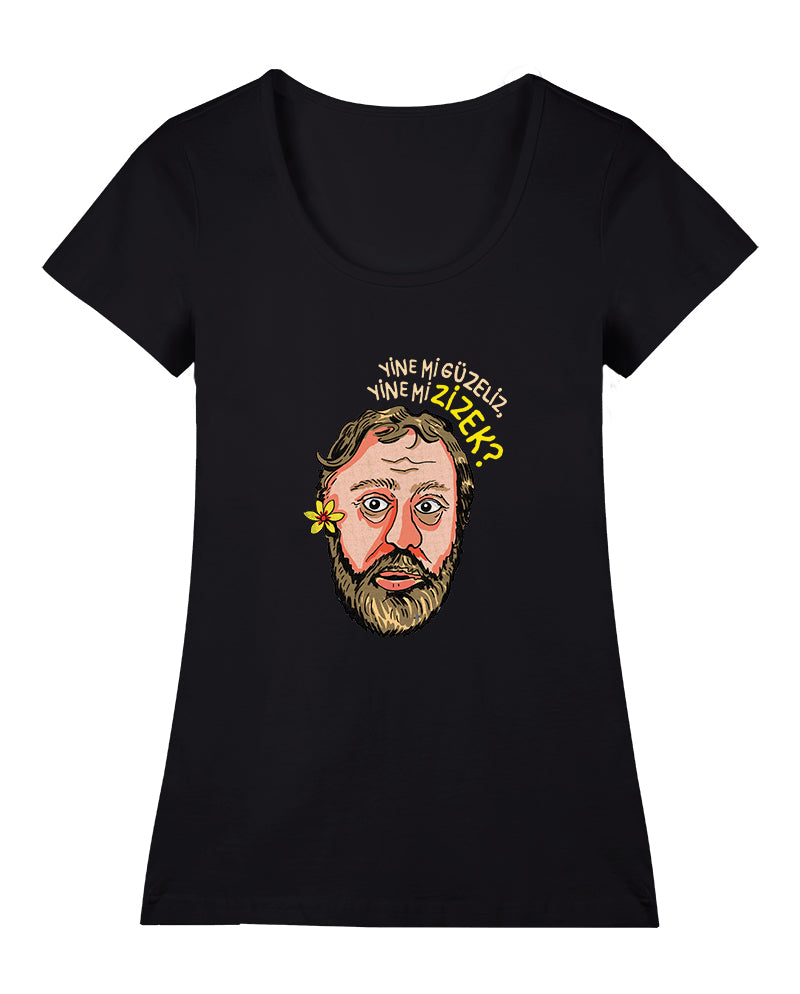 Slavoj Zizek Geniş Yaka Tişört