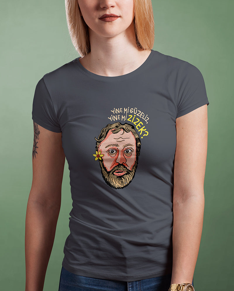 Slavoj Zizek Kadın Tişört