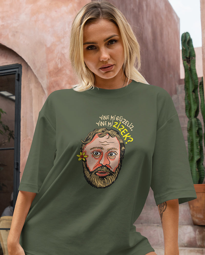Slavoj Zizek Oversize Tişört