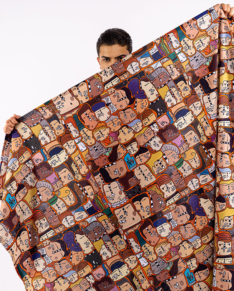 Kafamız Bir, Dikdörtgen Masa Örtüsü (140x215)