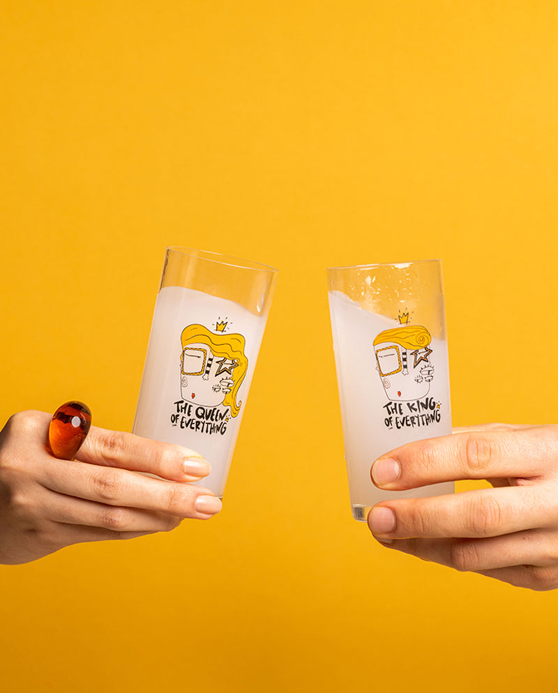 King of Everything Rakı Kadehi