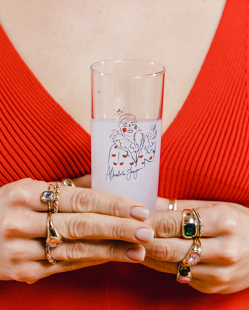 Başımda Tacım Klasik Rakı Kadehi