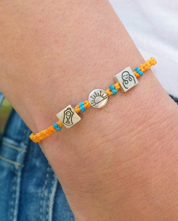 Şişede Balık Uniseks Gümüş Bileklik