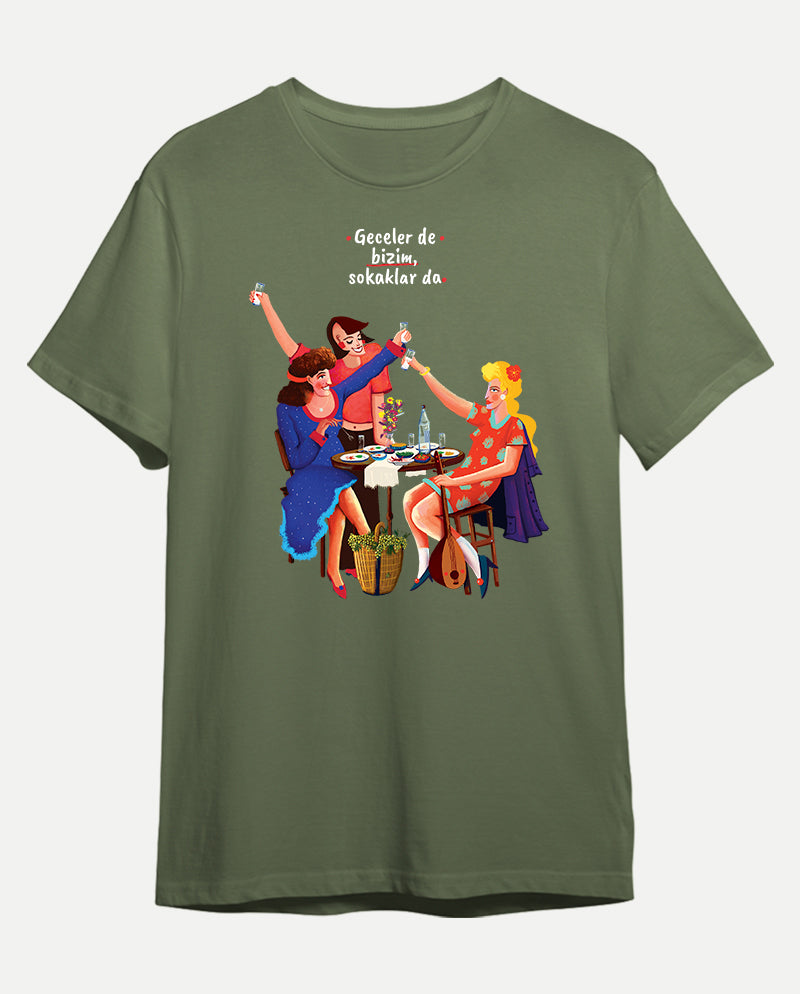 Geceler ve Sokaklar Erkek Tişört