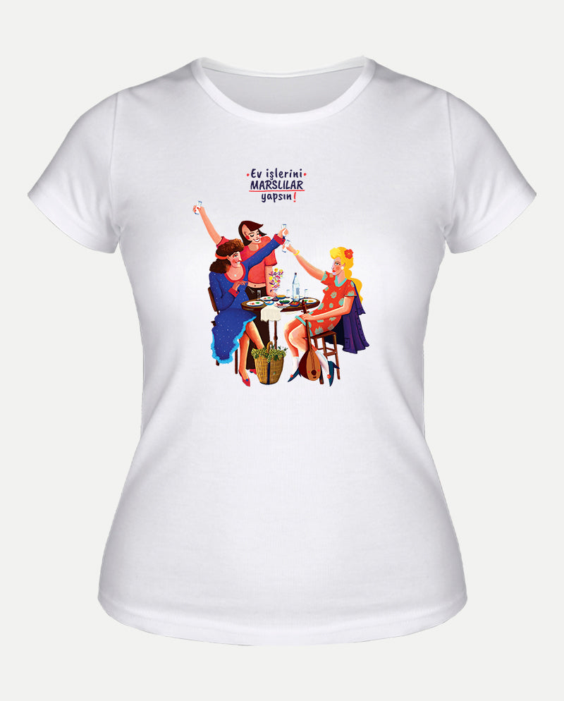 Marslılar Kadın Tişört