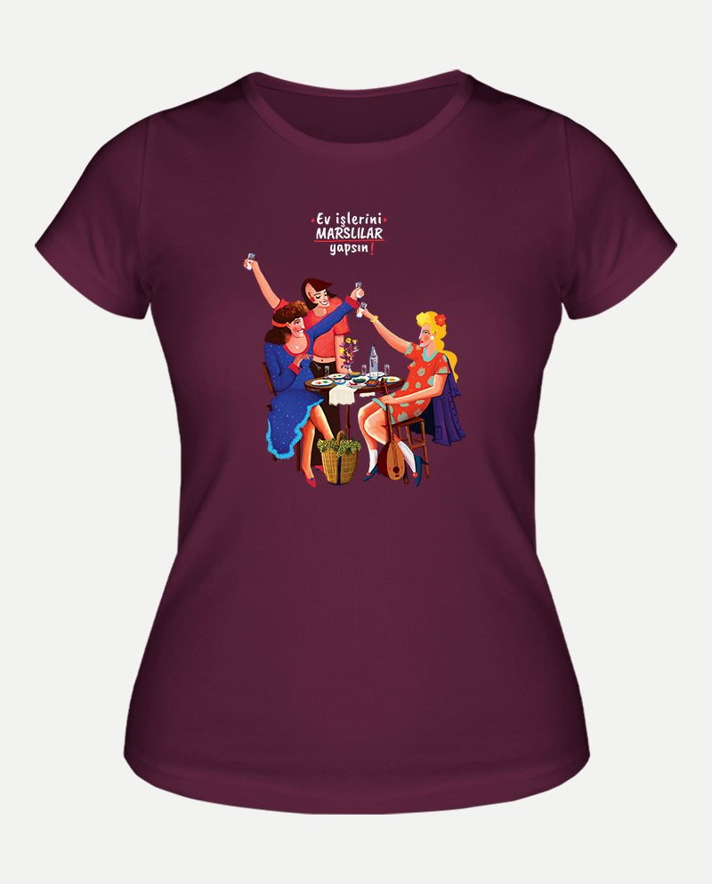 Marslılar Kadın Tişört