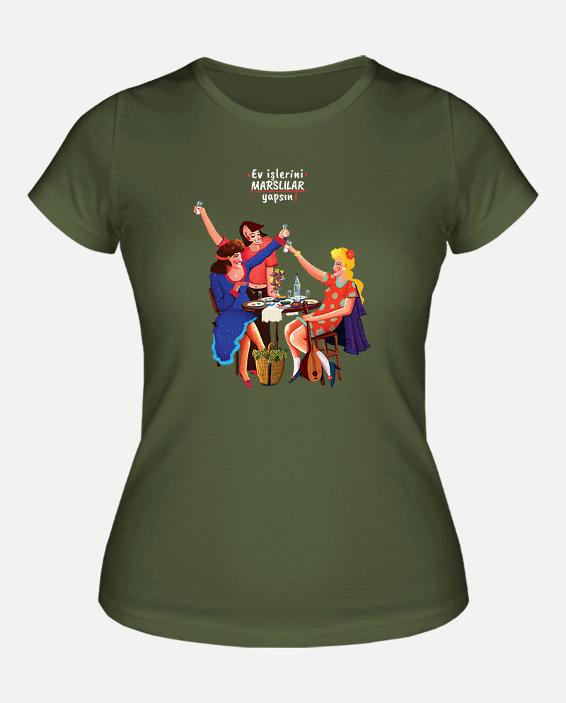 Marslılar Kadın Tişört