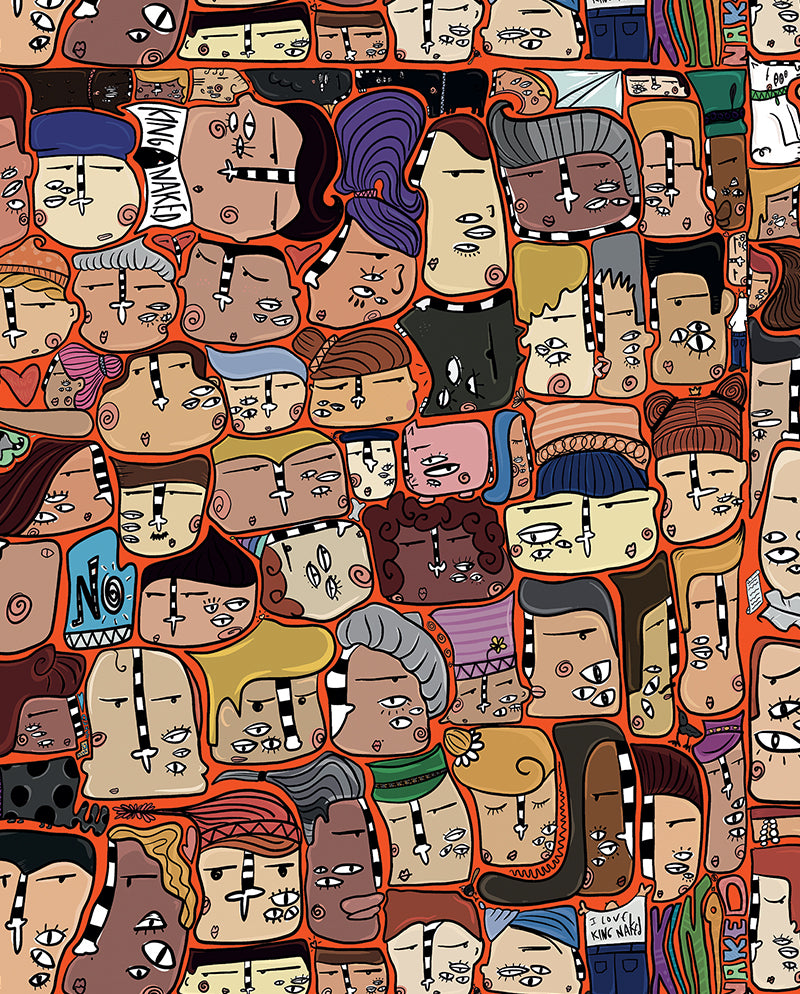 Kafamız Bir, Dikdörtgen Masa Örtüsü (140x215)