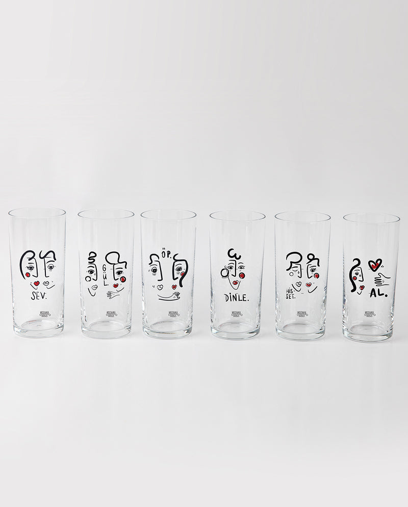 Konuşan Portreler Sev Kadeh Seti