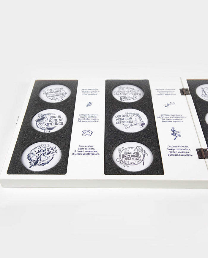 N68.Hep Yeni Kal Meyhane - 12’li Rozet Takımı