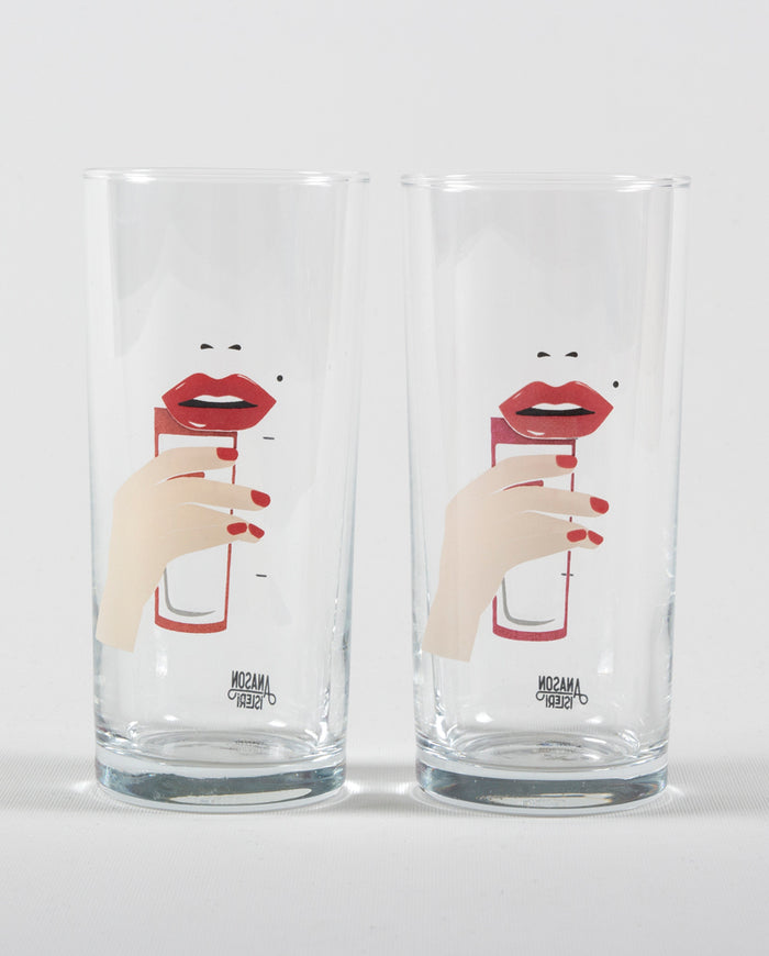 N8.Marilyn Monroe Rakı Kadehi 2li Set