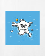 Ankara Adası Geniş Yaka Tişört