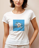 Ankara Adası Geniş Yaka Tişört