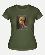 Çıplak Vücutlardan Oluşan Adam Kafası Kadın Tişört