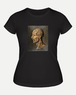 Çıplak Vücutlardan Oluşan Adam Kafası Kadın Tişört