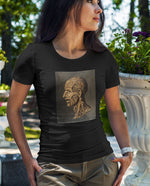 Çıplak Vücutlardan Oluşan Adam Kafası Kadın Tişört