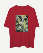 Çiçek Açan Akasya Dalları Oversize Tişört