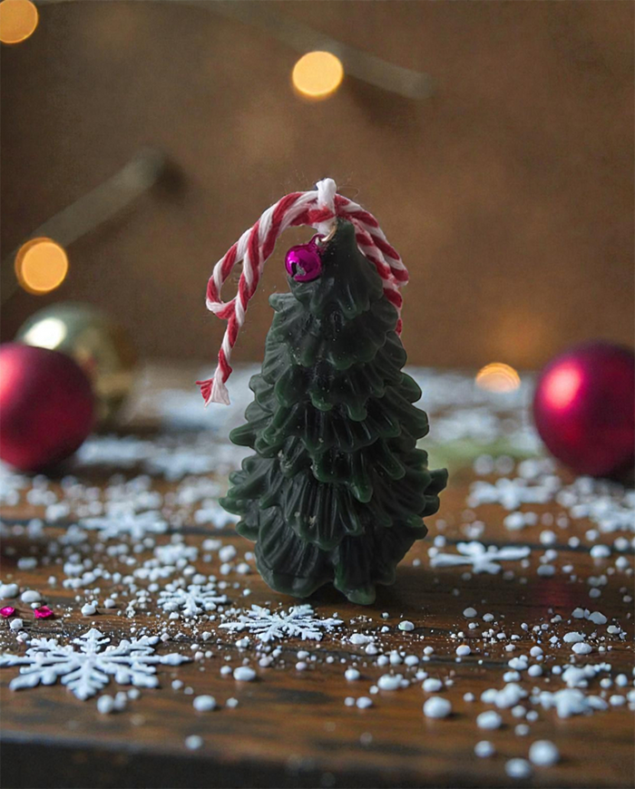 Yeni Yıl Çamı, Dekoratif Mum