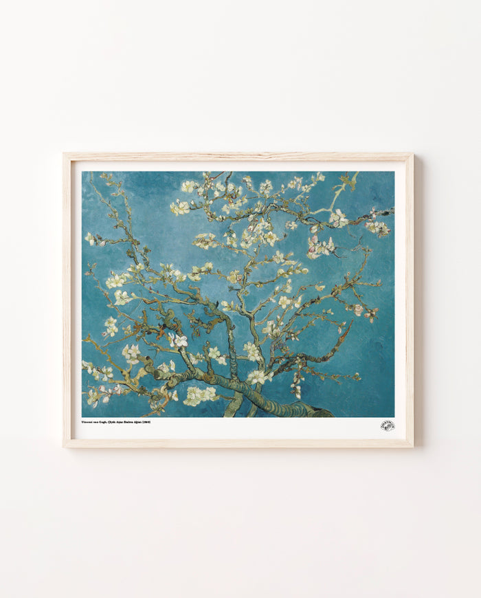 D242.Çiçek Açan Badem Ağacı, Poster