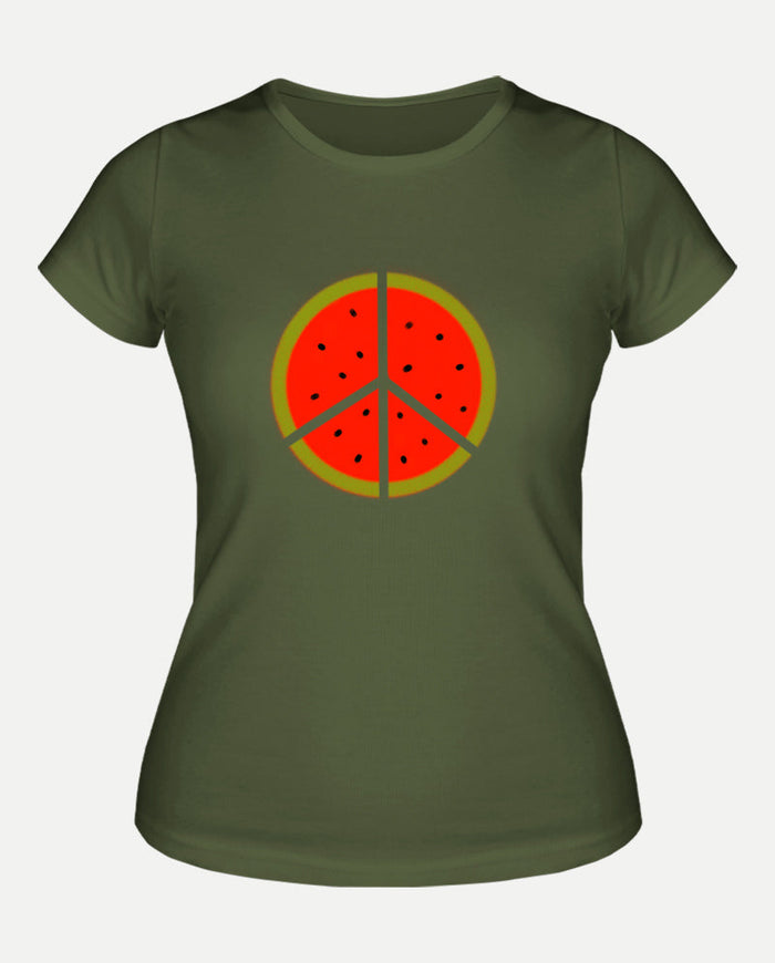 Filistin Direnişi Karpuz Kadın Tişört