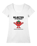 Gümrükten Dönen Domates Geniş Yaka Tişört