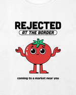 Gümrükten Dönen Domates Geniş Yaka Tişört