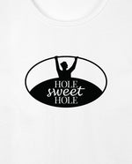 Hole sweet hole Geniş Yaka Tişört