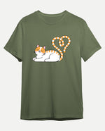 Kalpli Kedi Erkek Tişört