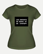 Les enfants de Marx et de ChatGPT Kadın Tişört