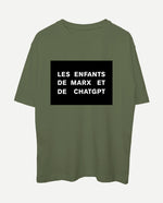 Les enfants de Marx et de ChatGPT Oversize Tişört