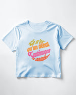 Mücadeleye devam Crop Tişört