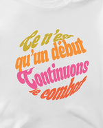 Mücadeleye devam Crop Tişört