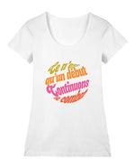 Mücadeleye devam Geniş Yaka Tişört