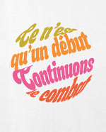 Mücadeleye devam Geniş Yaka Tişört