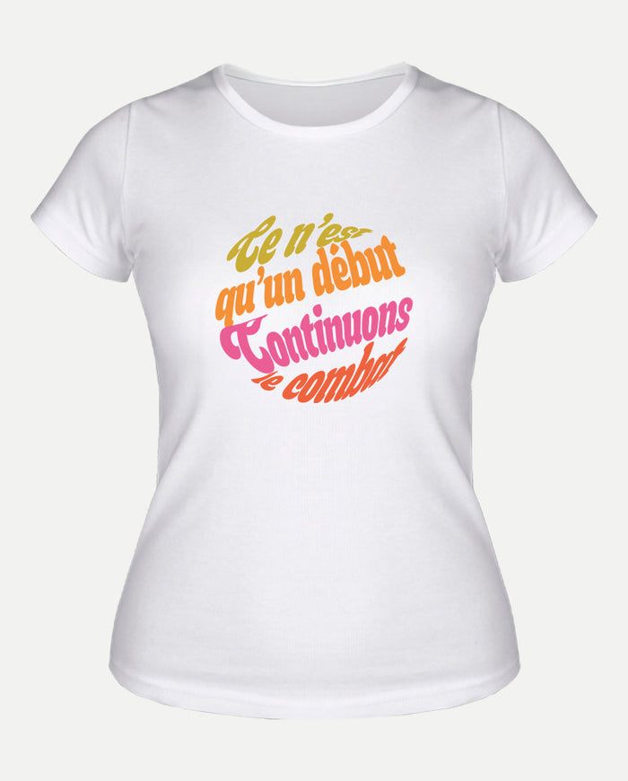 Mücadeleye devam Kadın Tişört