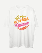 Mücadeleye devam Oversize Tişört