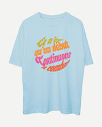 Mücadeleye devam Oversize Tişört