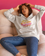 Mücadeleye devam Oversize Unisex Kapüşonlu Sweatshirt