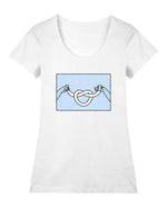 Muhabbet Geniş Yaka Tişört