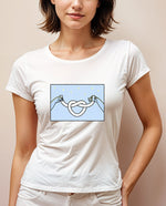 Muhabbet Geniş Yaka Tişört