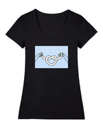 Muhabbet Geniş Yaka Tişört